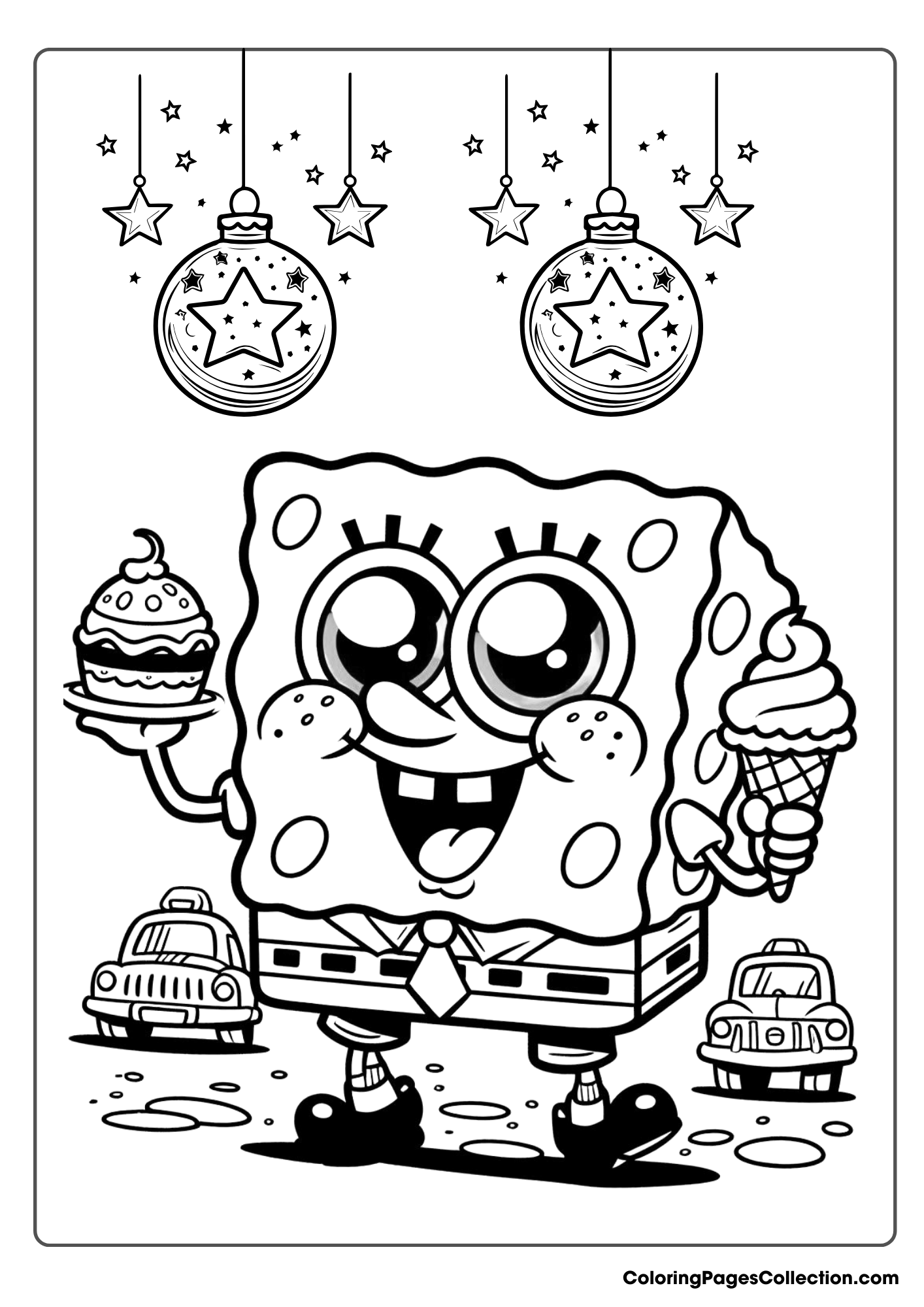 Easy Spongebob Coloring Pages With Printable PDF Free Easy Spongebob Coloring Pages With Printable PDF Free