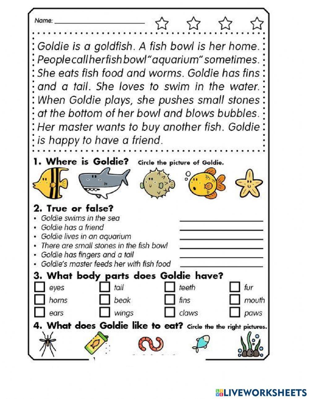 English Test 3rd Grade Reading Worksheet Worksheets Library