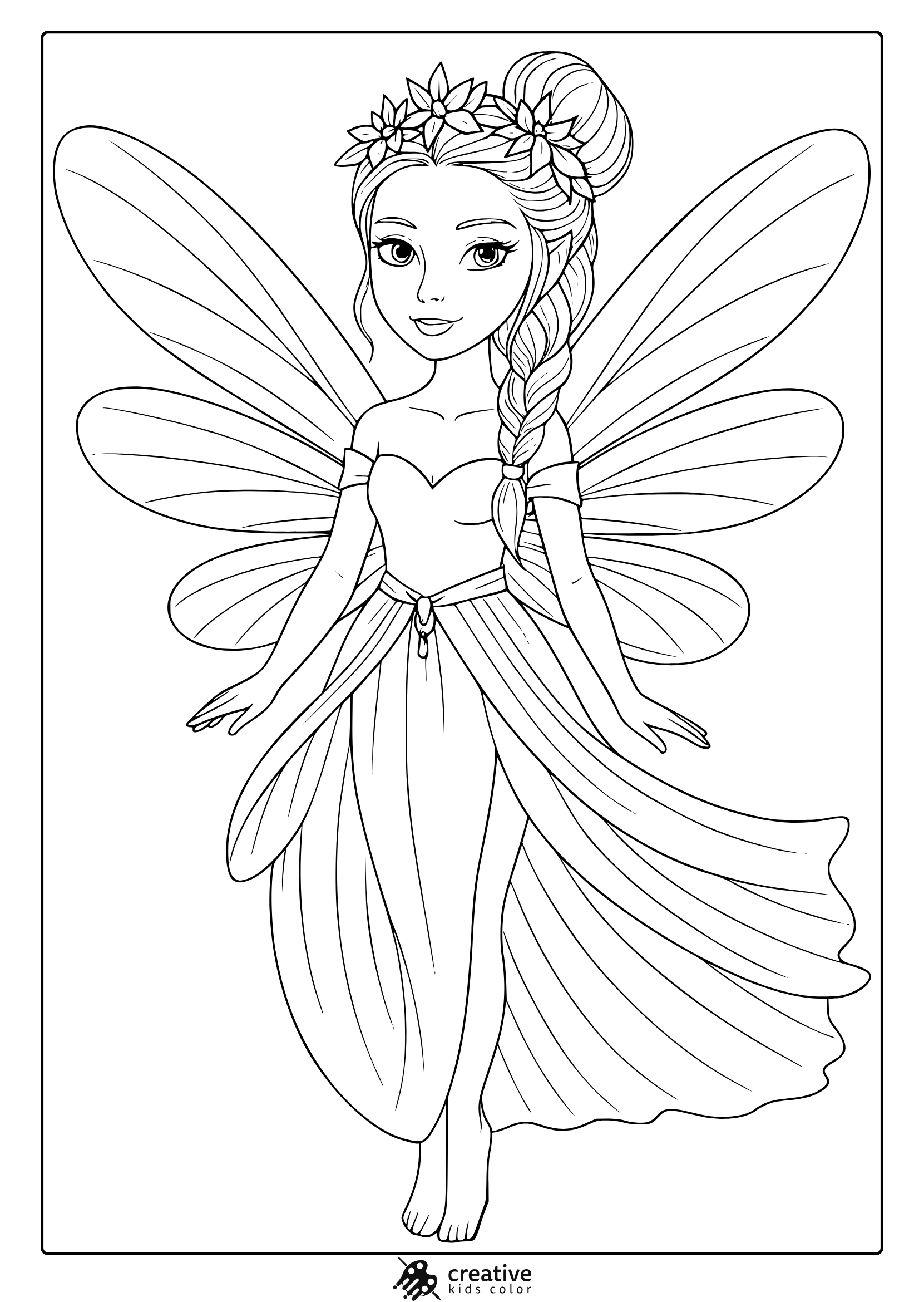 Fairy Printables Coloring Pages