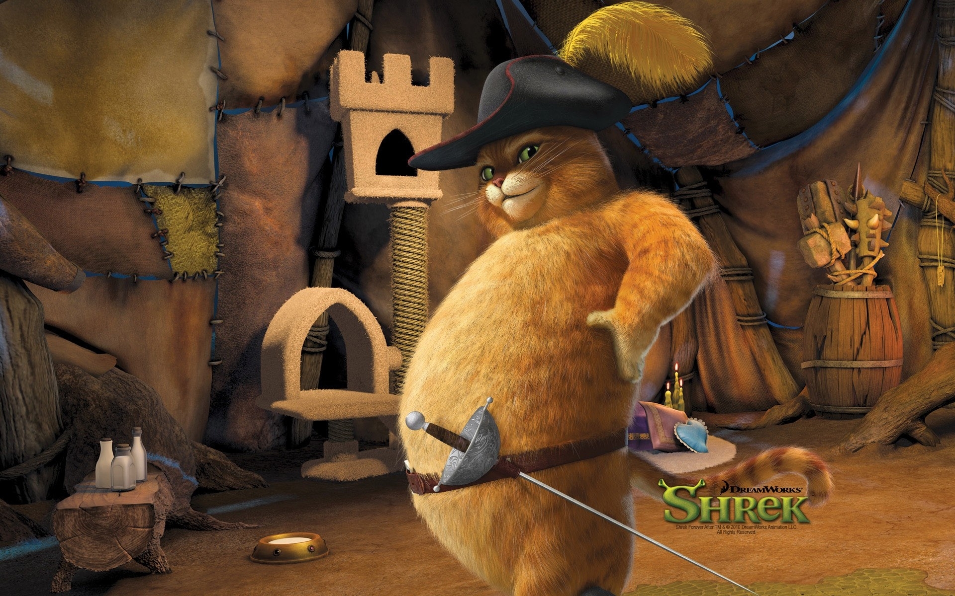 Fat Fantasy Art Shrek Puss In Boots Wallpapers HD Desktop And Mobile Backgrounds