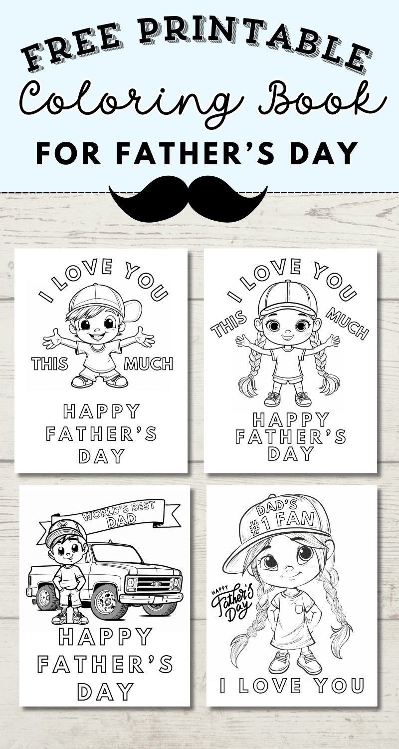 happy fathers day coloring pages