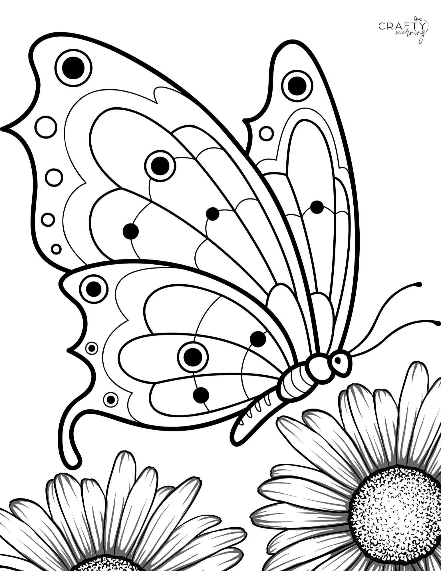 printable butterfly coloring sheets