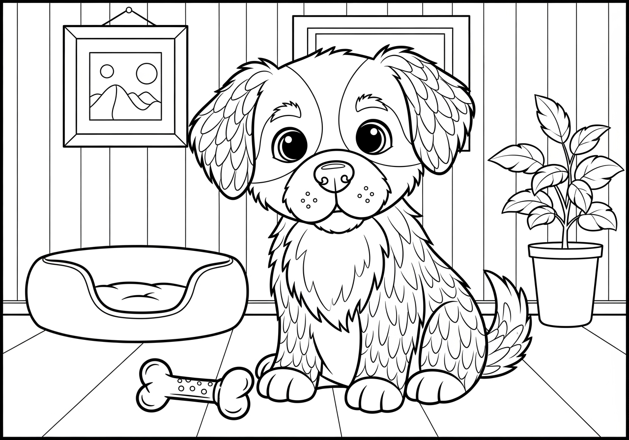free dog coloring pages