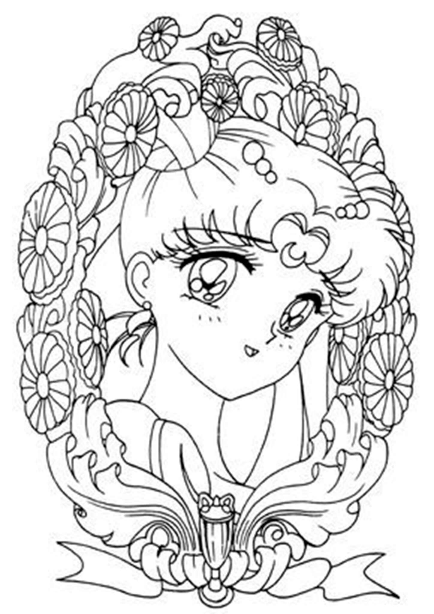 sailor moon coloring page
