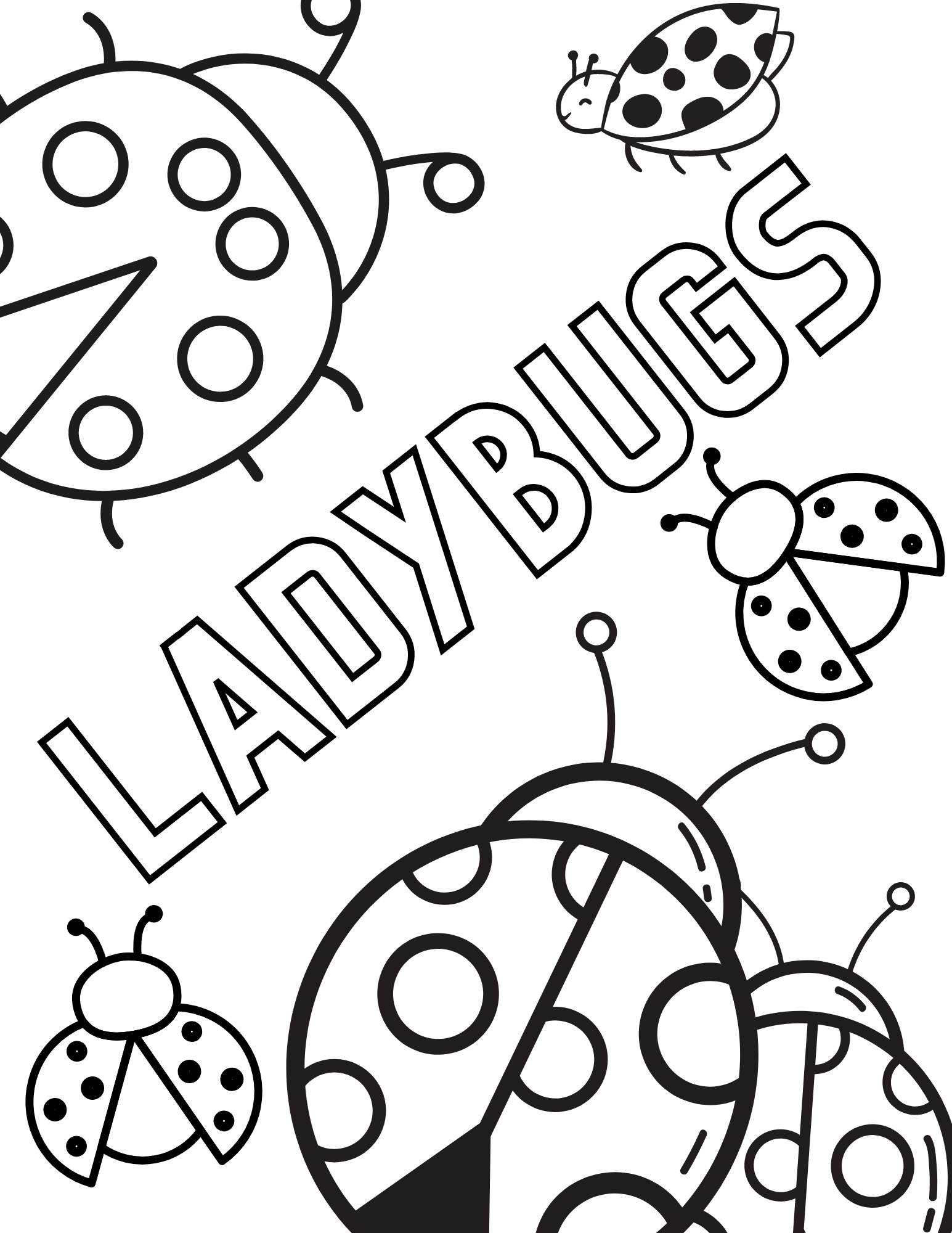 ladybugs pictures to color ladybugs pictures to color