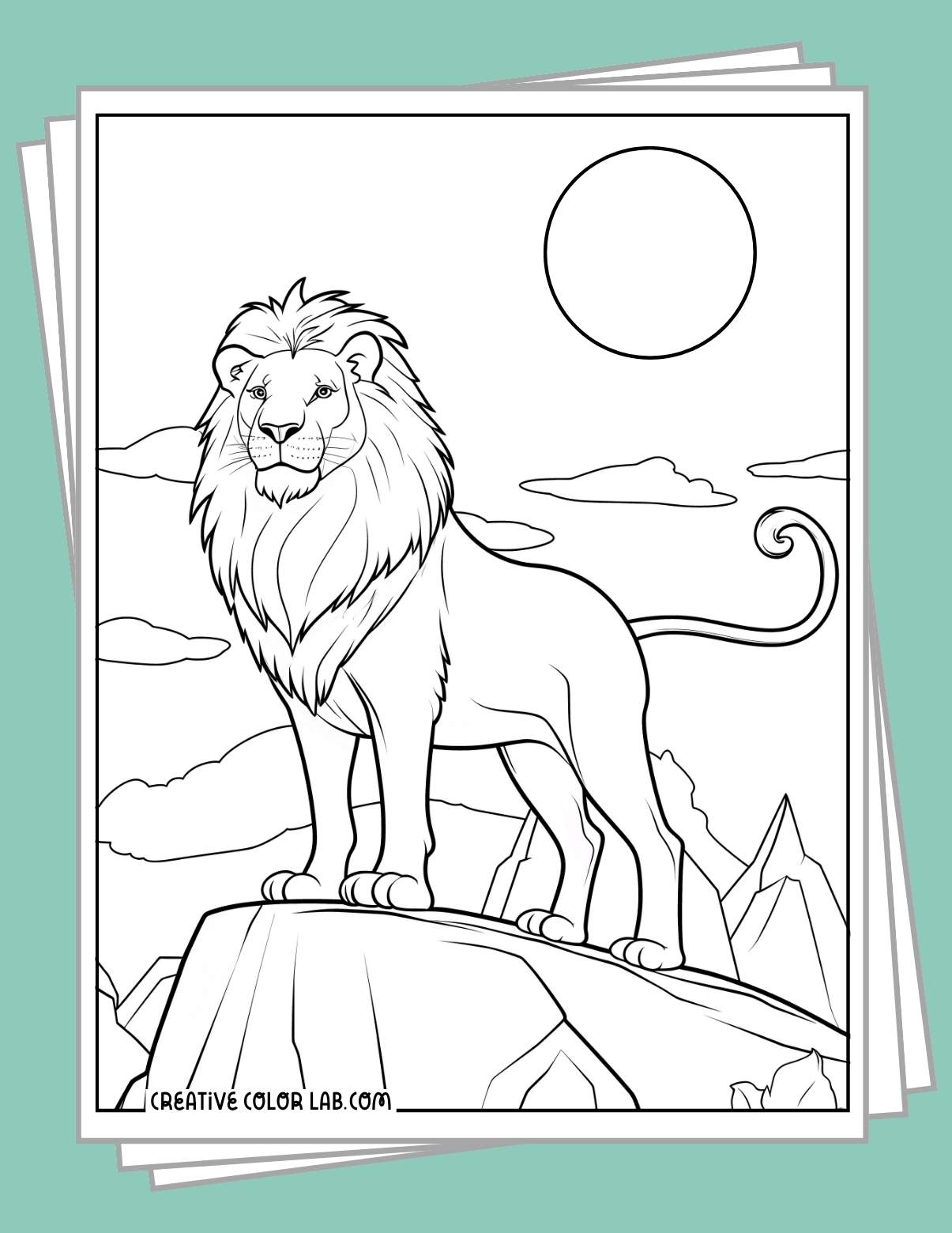 Free Lion Coloring Pages Printable PDFs Free Lion Coloring Pages Printable PDFs