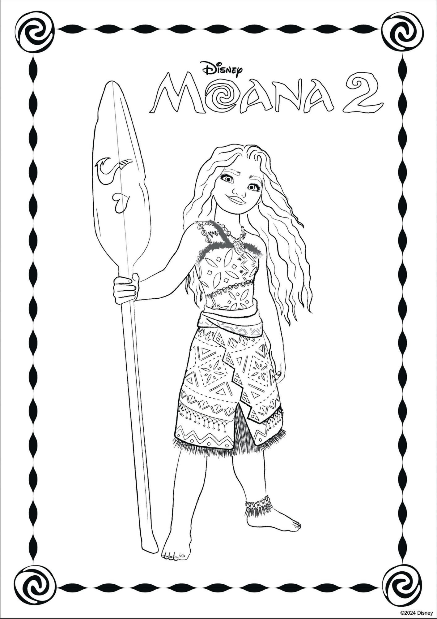 Moana 2 Coloring Pages