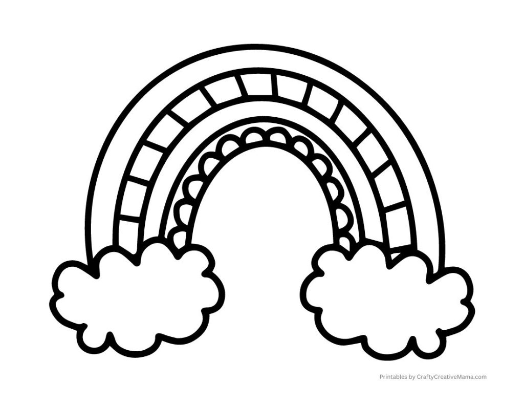 Free Printable Rainbow Coloring Pages What Mommy Does Free Printable Rainbow Coloring Pages What Mommy Does