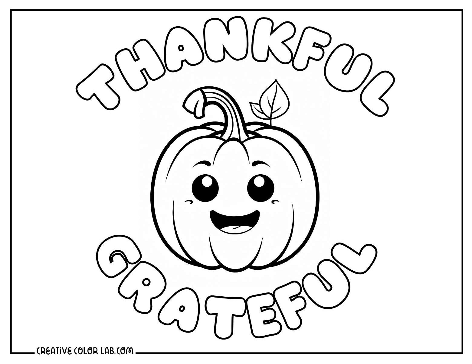 happy thanksgiving coloring pages