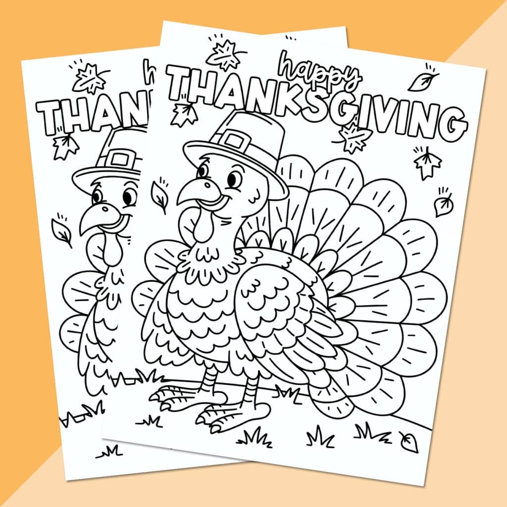 turkey coloring pages printable