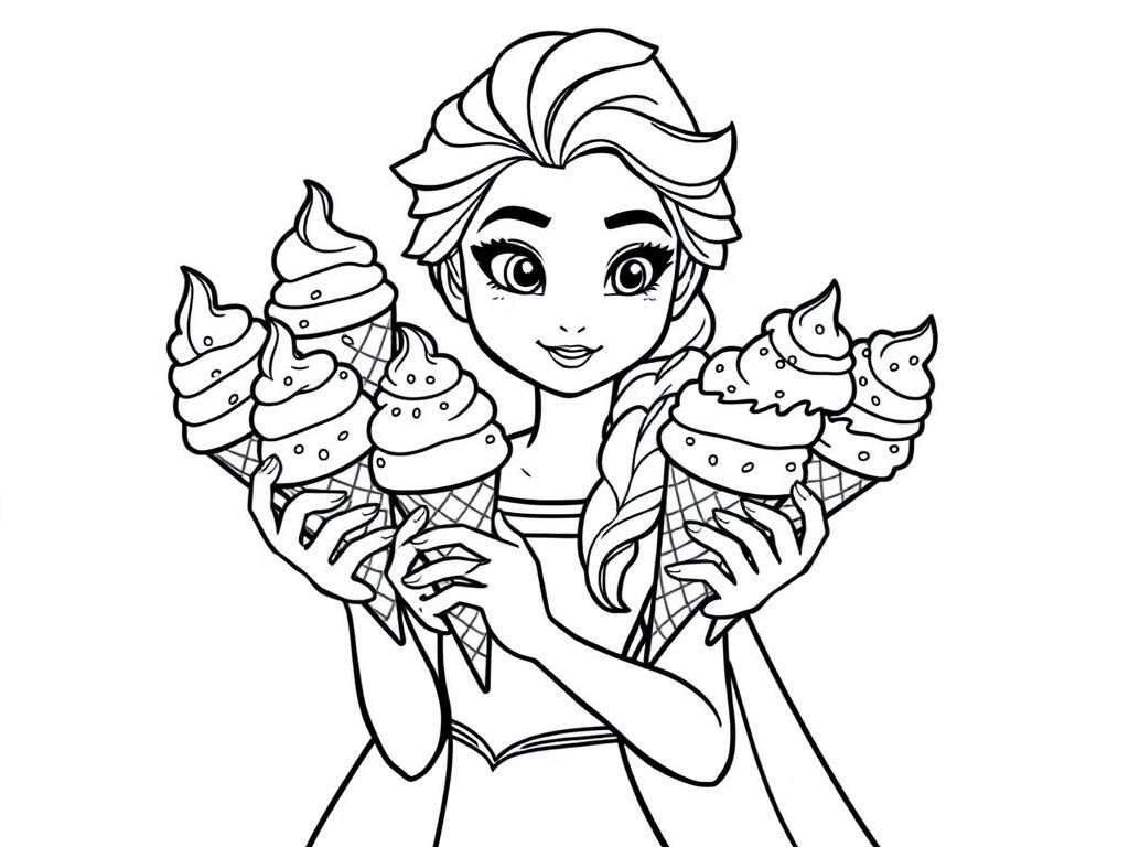 printable frozen colouring pages