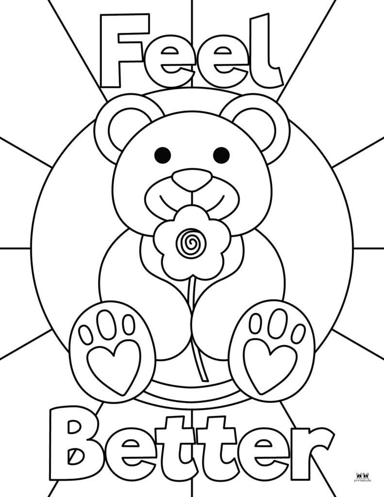 get well soon coloring pages get well soon coloring pages