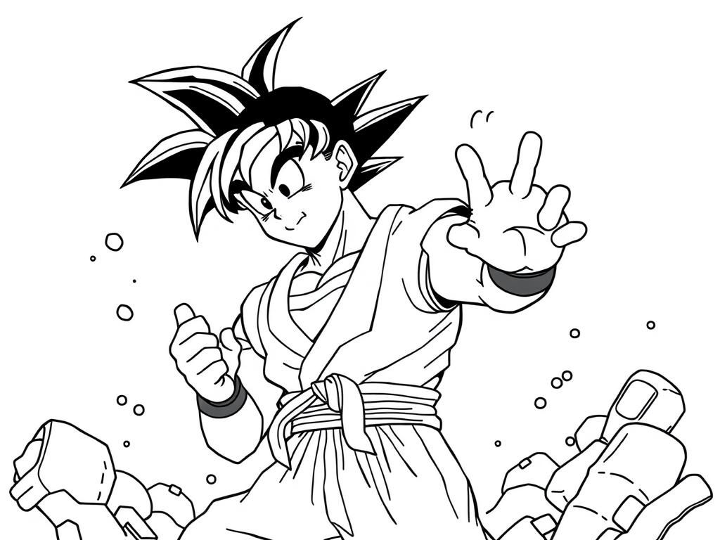 dragon ball coloring pictures