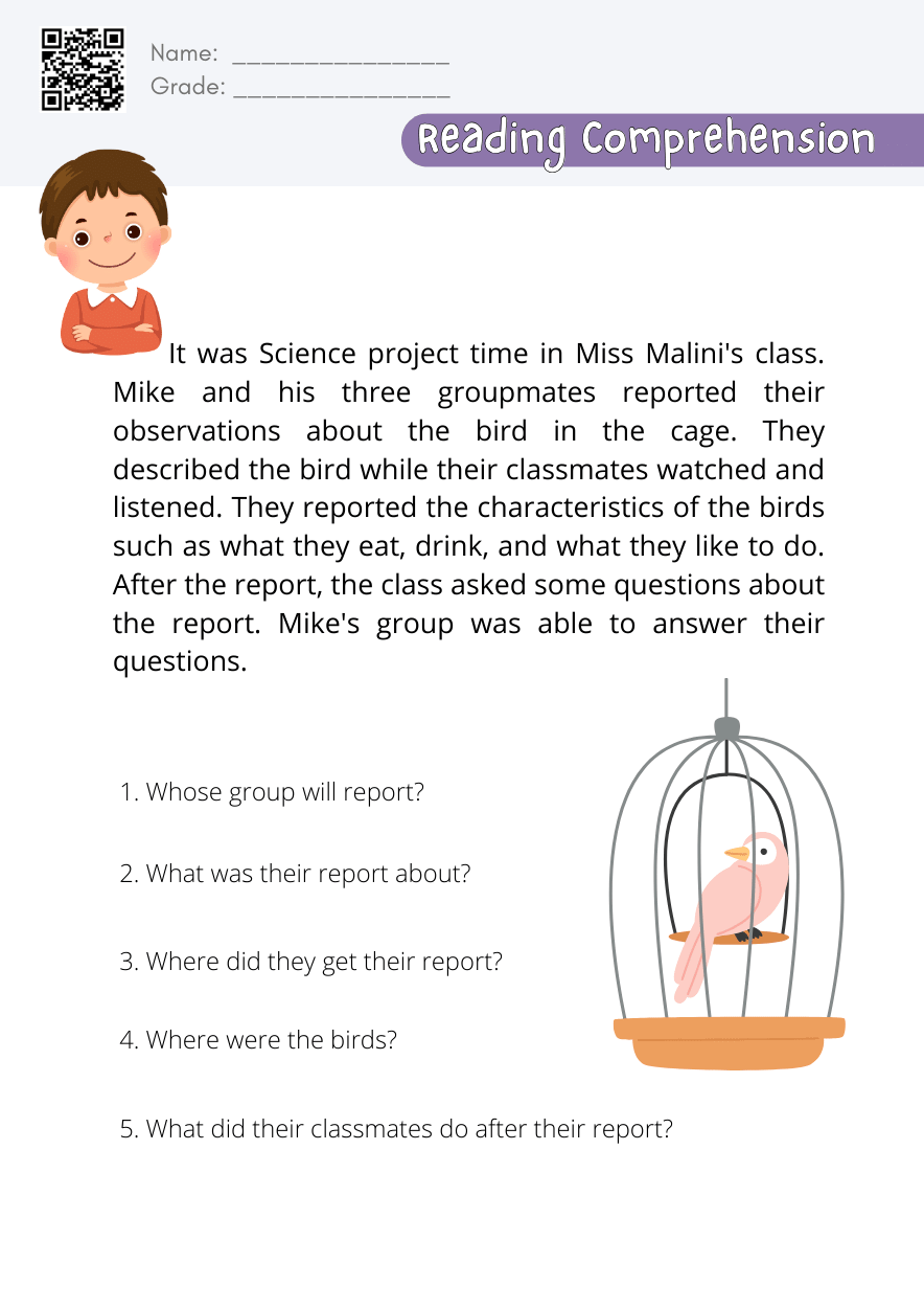 3rd grade ela worksheets