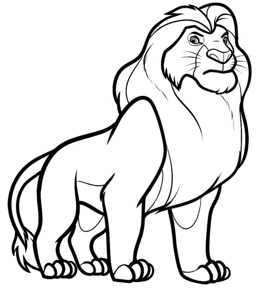 Grand Lion Lion Coloring Pages Grand Lion Lion Coloring Pages