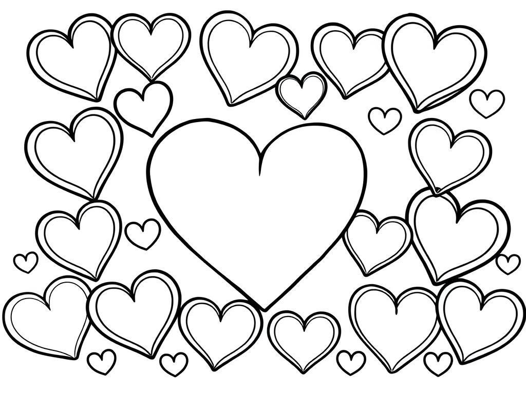 coloring sheets of hearts coloring sheets of hearts