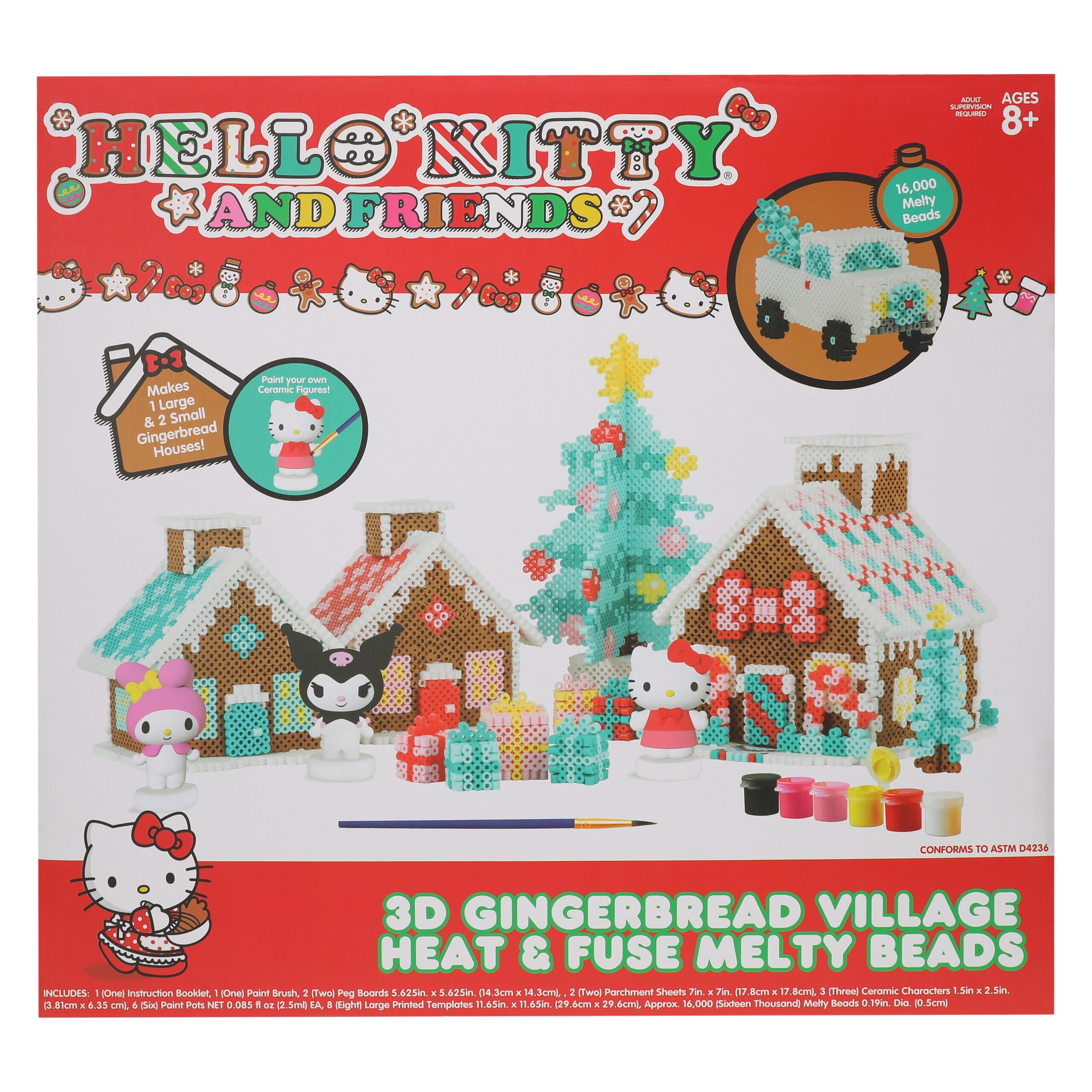 Hello Kitty And Friends 3D Gingerbread Village Heat Fuse Melty Beads Set Five Below Hello Kitty And Friends 3D Gingerbread Village Heat Fuse Melty Beads Set Five Below