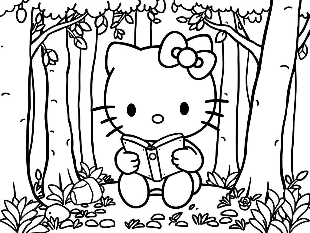 hello kitty free coloring page hello kitty free coloring page