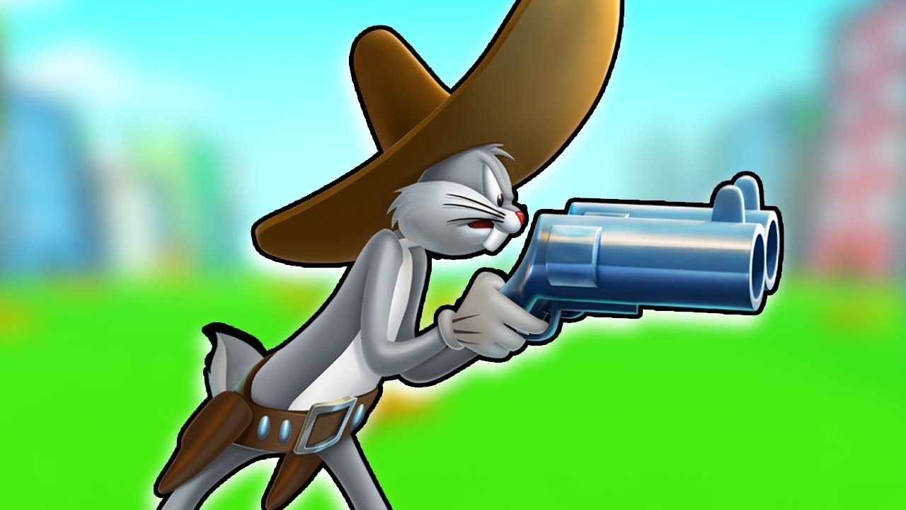 bugs bunny with gun