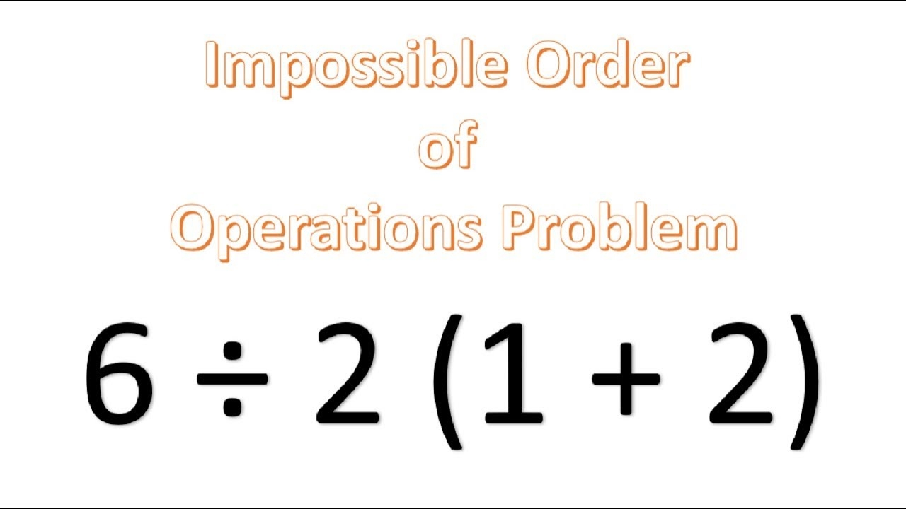 Difficult Order Of Operations Problems