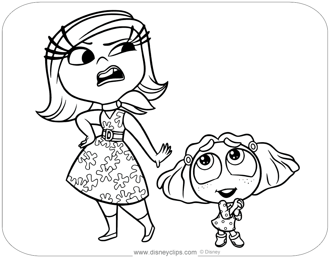 inside out coloring pages