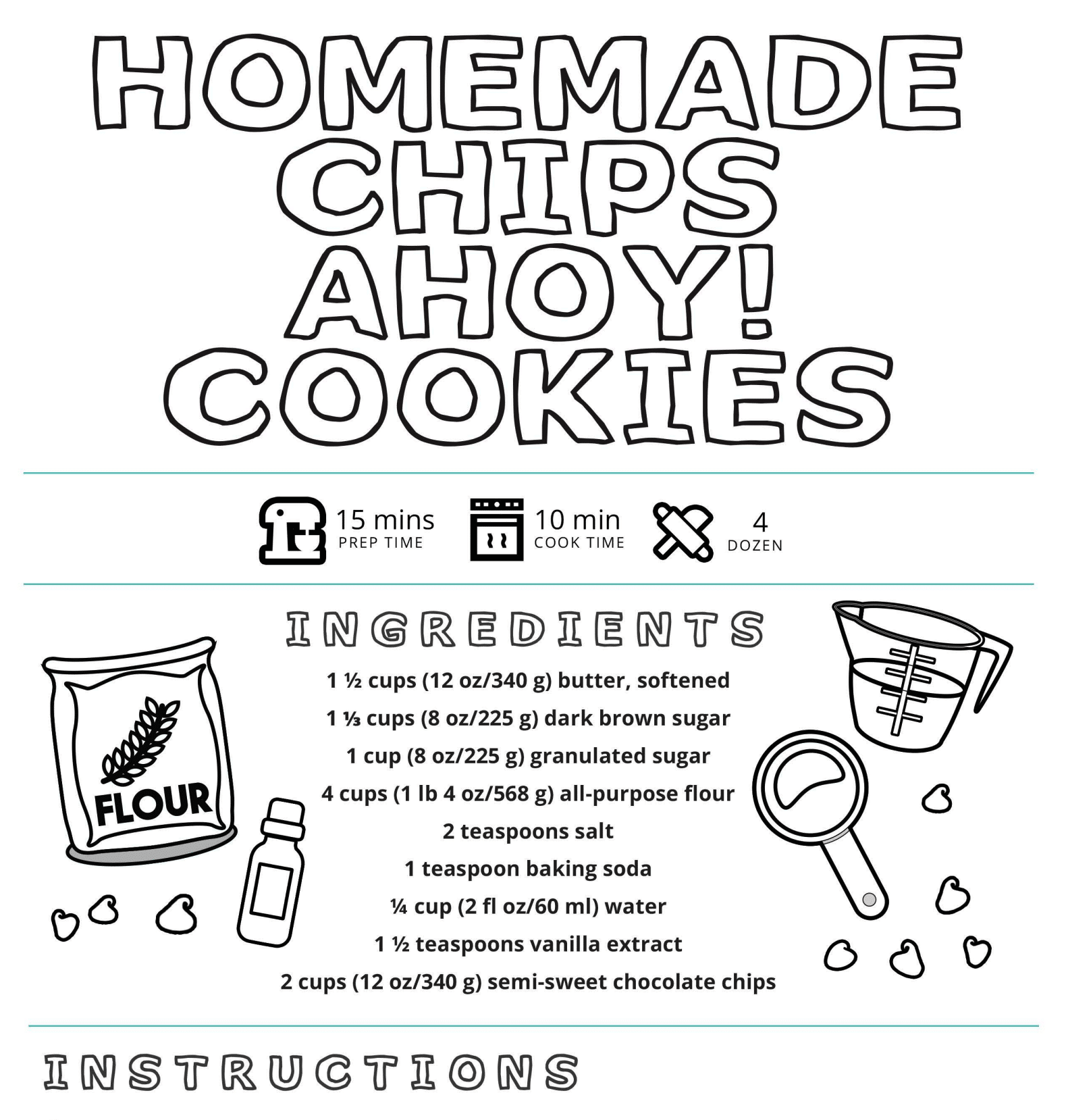 Kids Printable Recipe Coloring Pages Gemma s Bigger Bolder Baking Kids Printable Recipe Coloring Pages Gemma s Bigger Bolder Baking