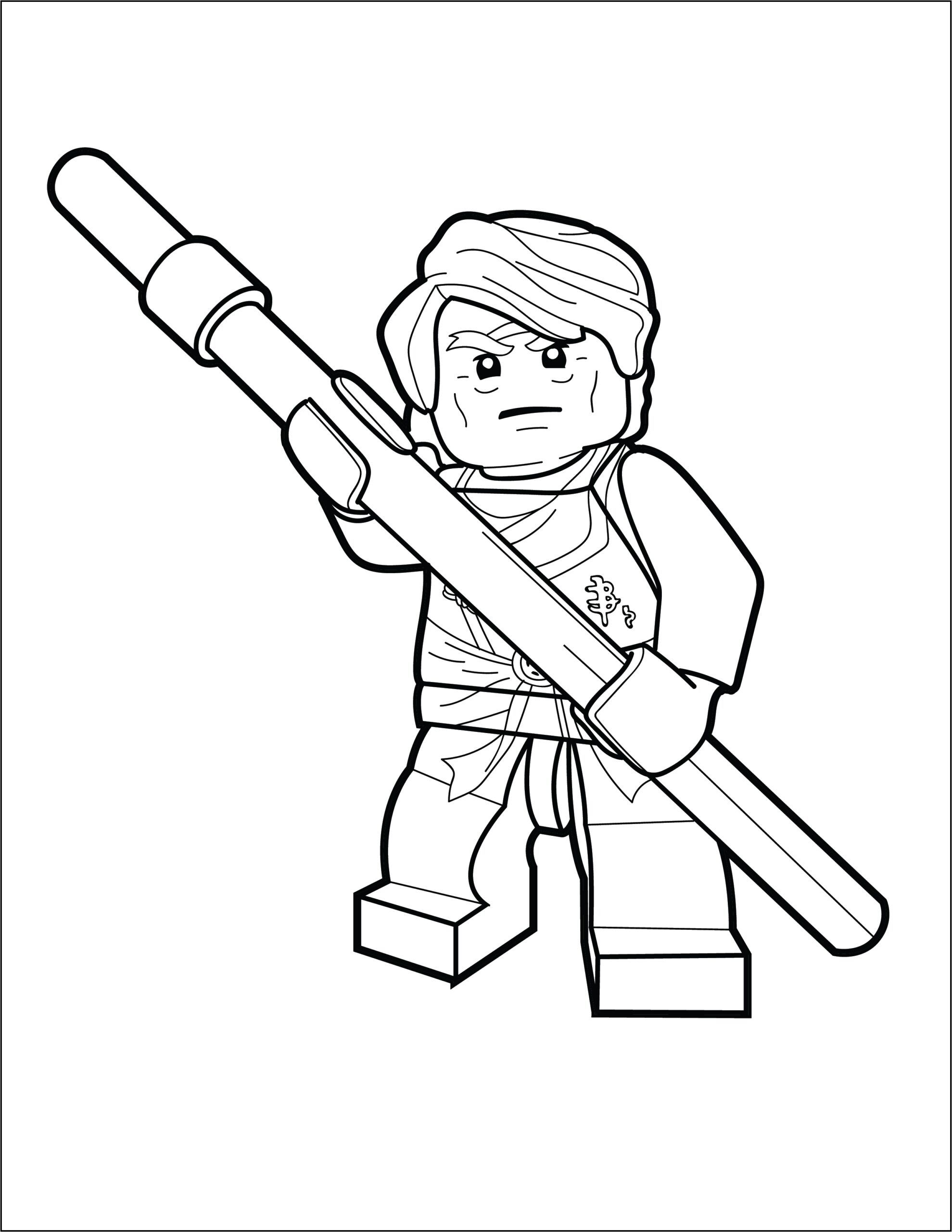 LEGO Ninjago Coloring Page Sensei Garmadon The Brick Show