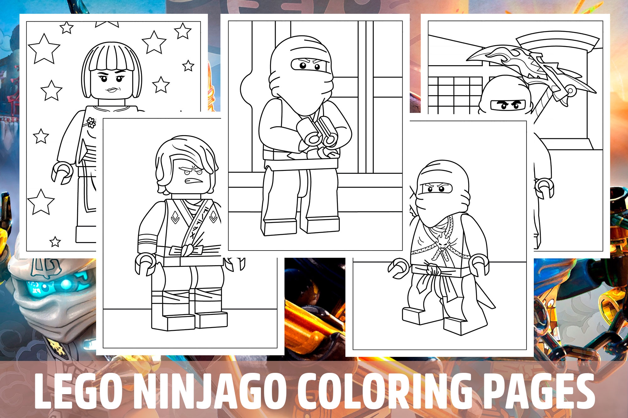 Lego Ninjago Coloring Pages For Kids Girls Boys Teens Activity School Made By Teachers
