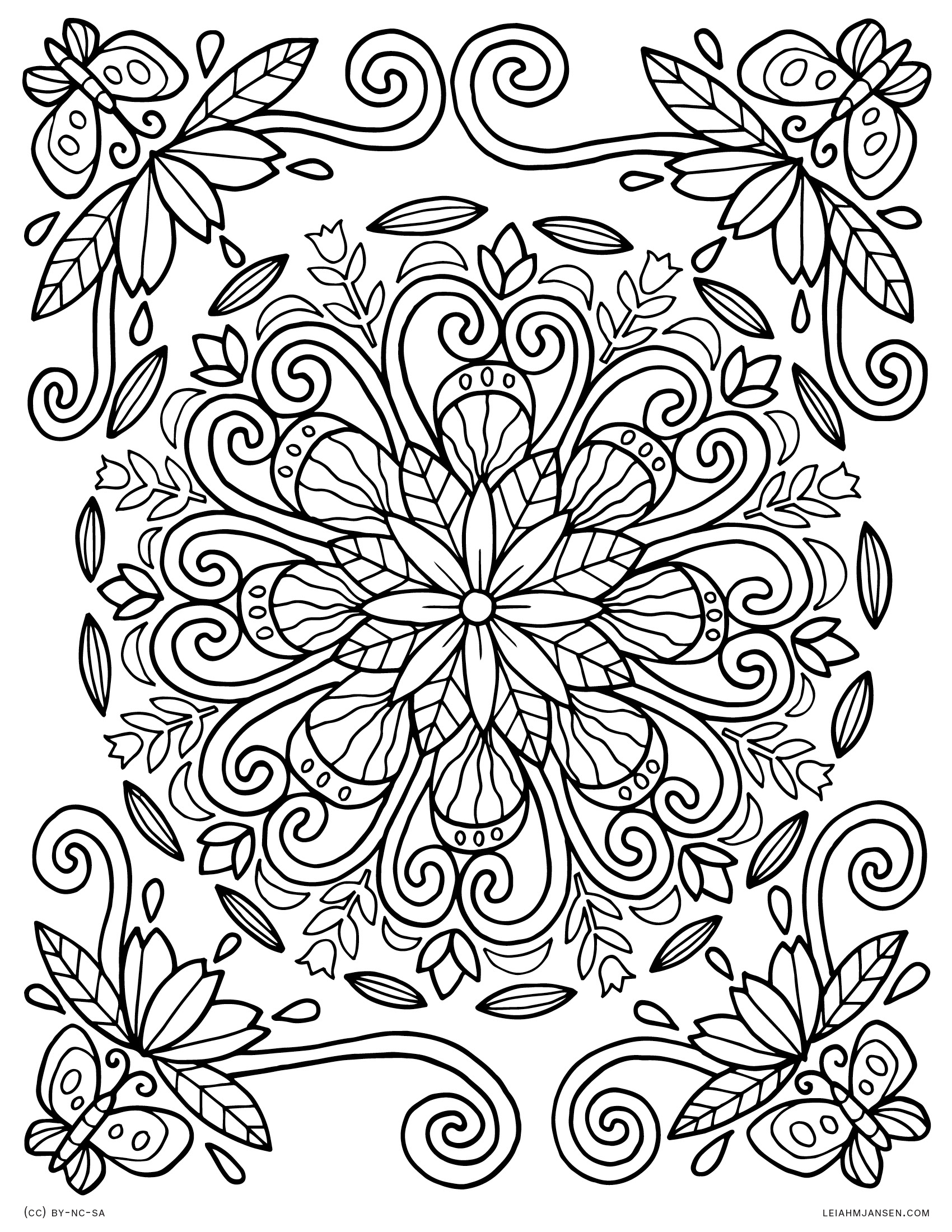 mandala coloring pages free