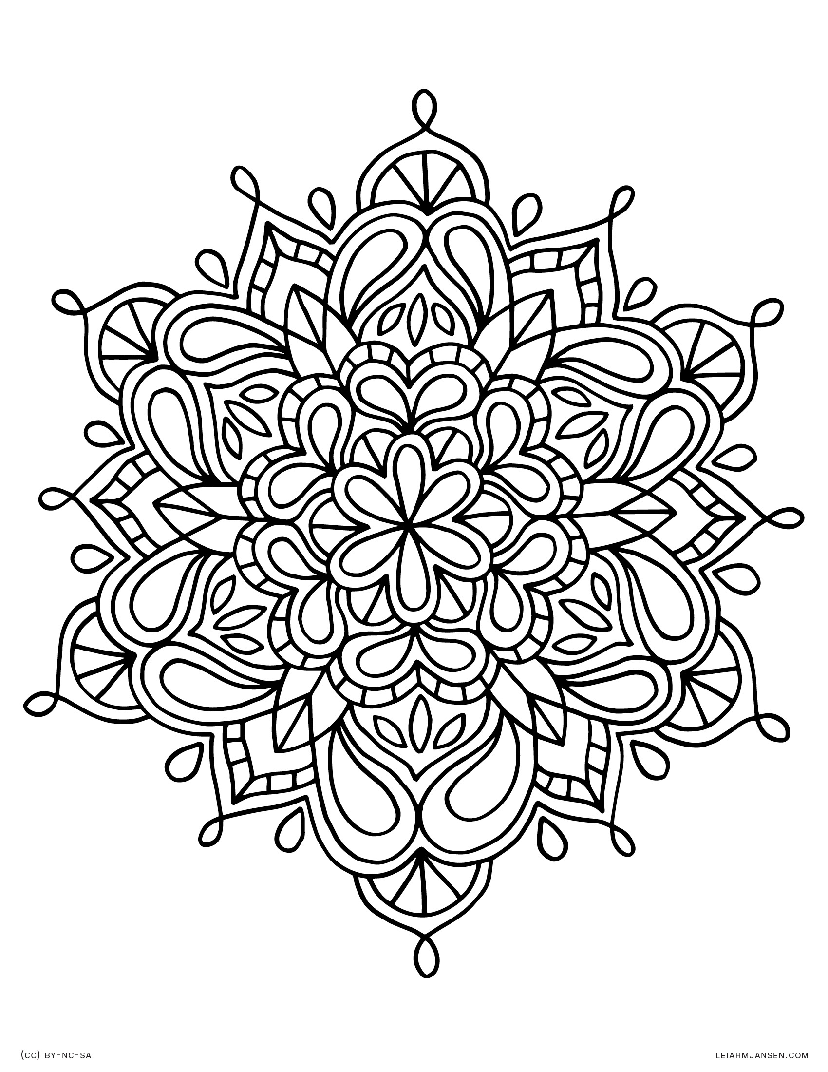 Mandala Coloring Pages Free