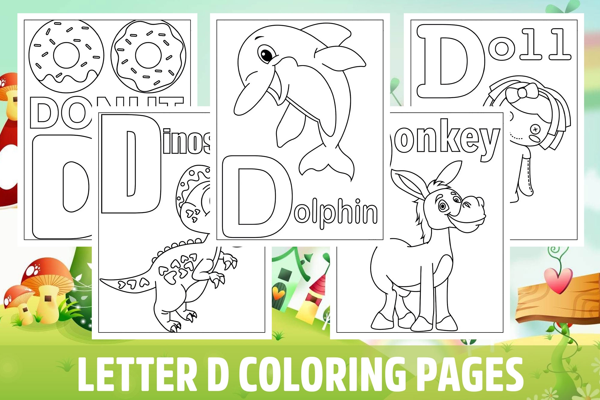 letter d coloring sheet letter d coloring sheet