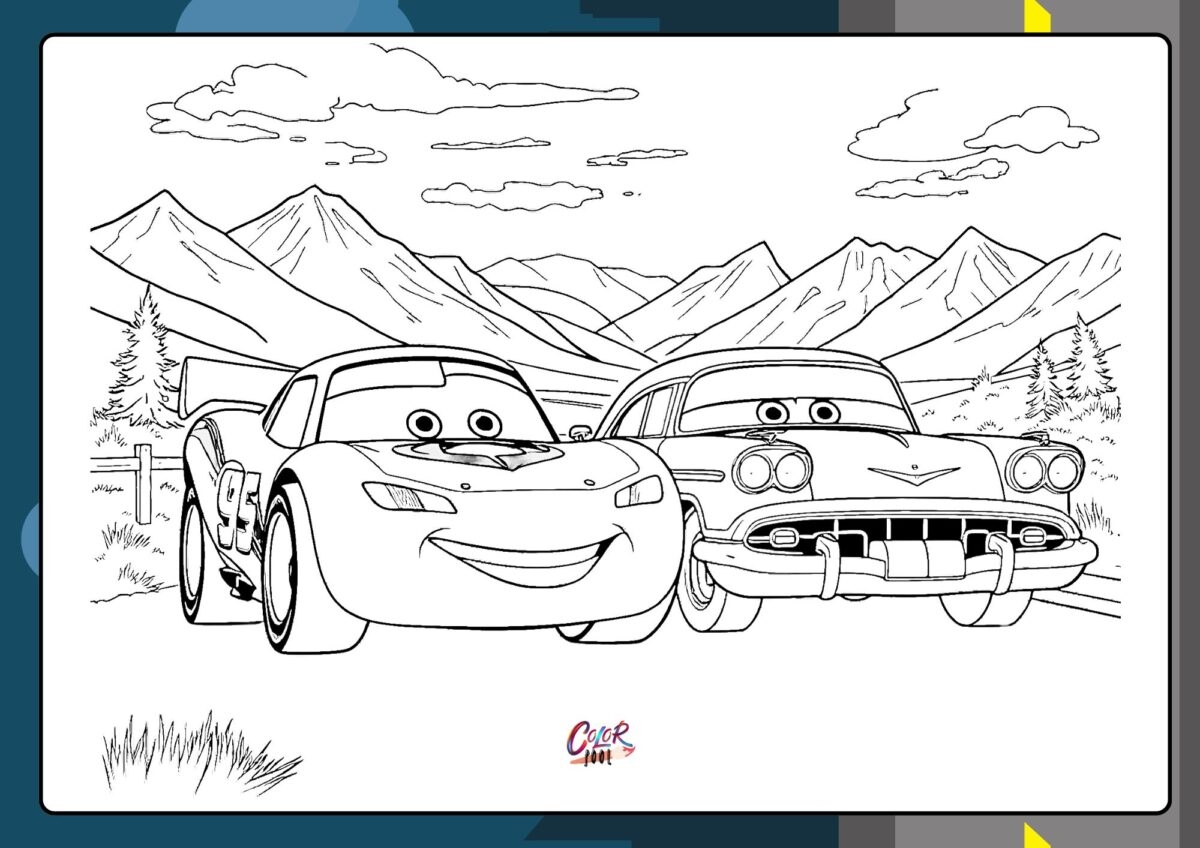 Lightning McQueen Coloring Pages 30 Free Printables 