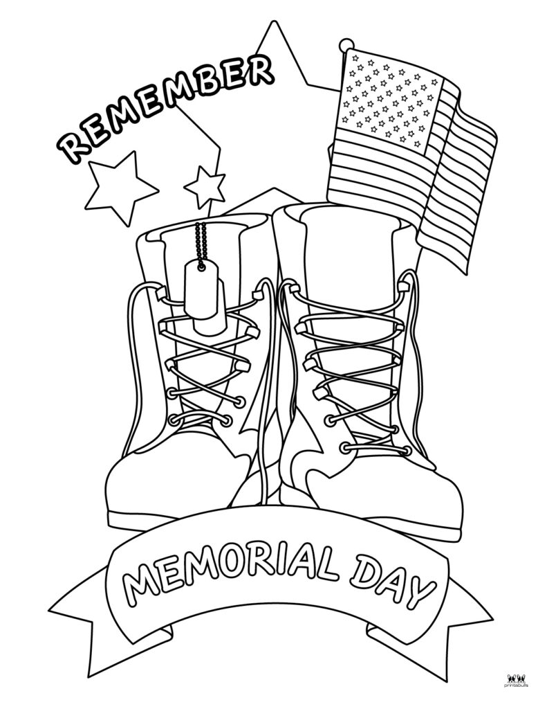 memorial day coloring book