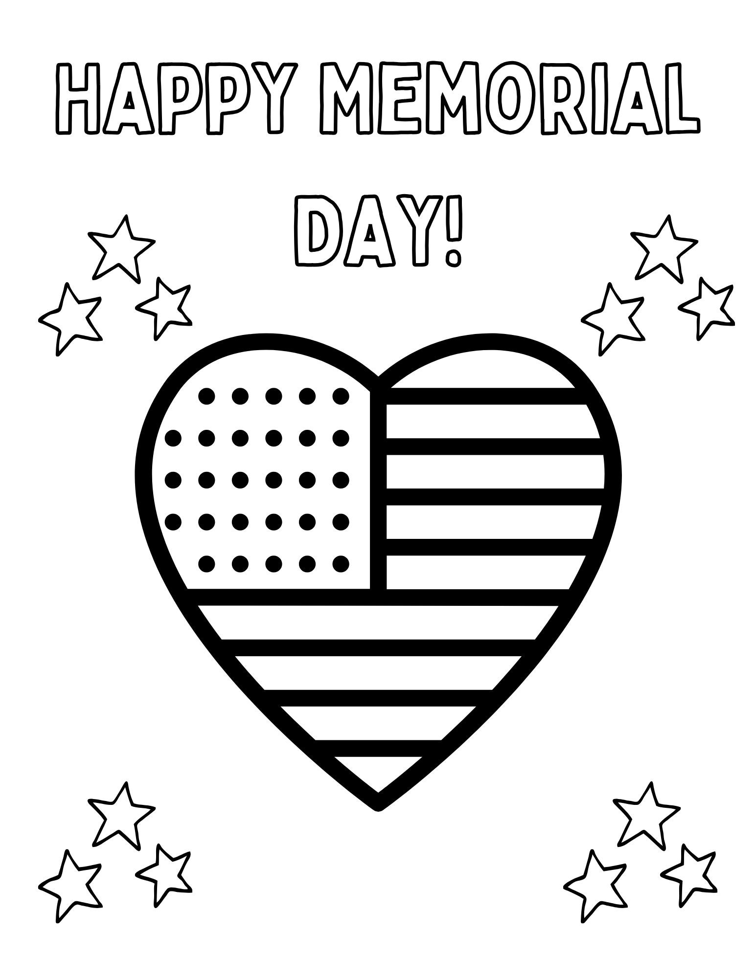 Memorial Day Coloring Book