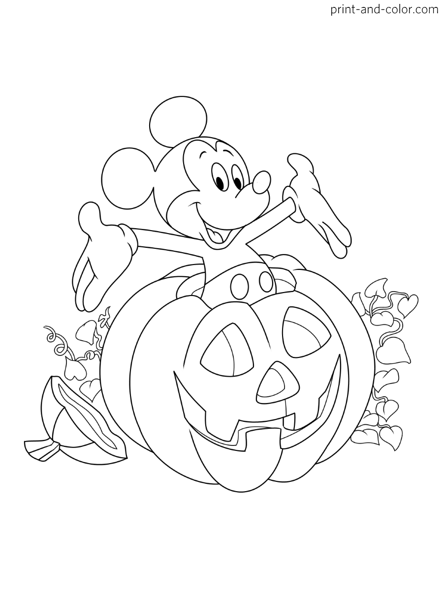 coloring pages mickey mouse