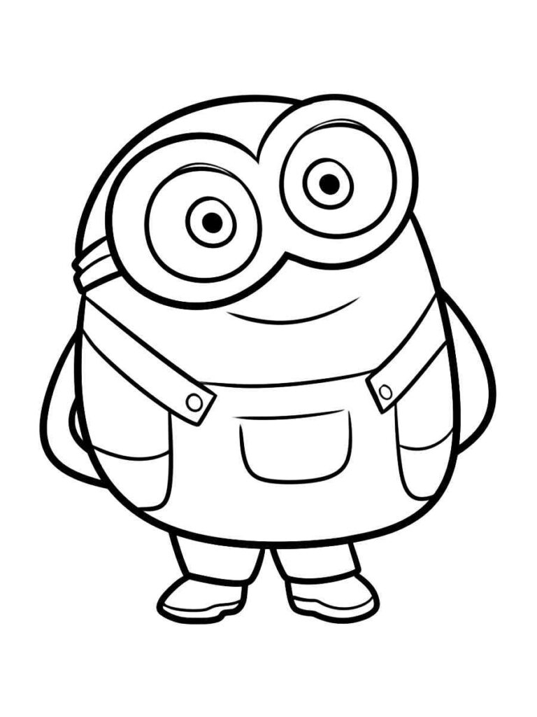 pictures to color minions