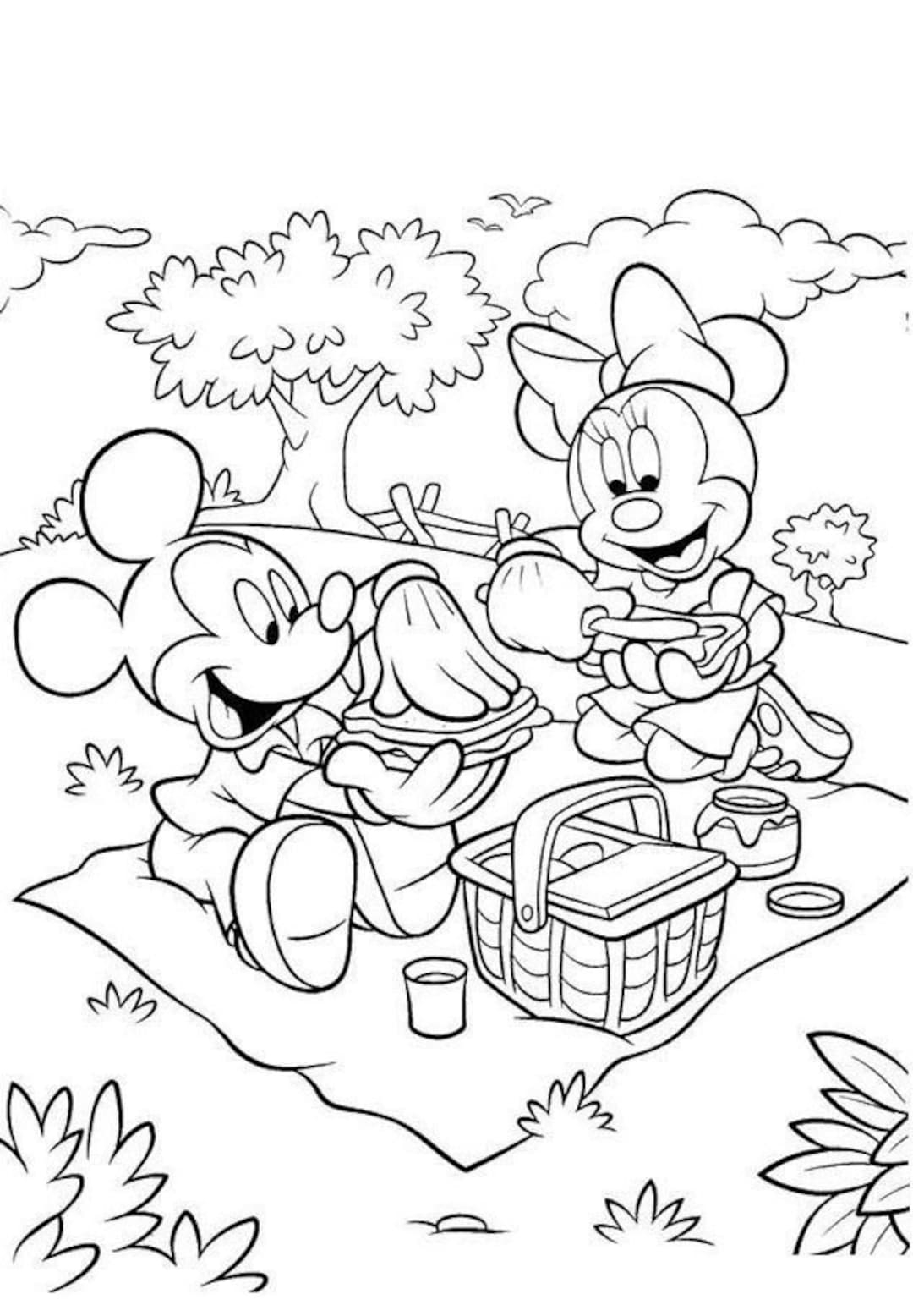 Minnie And Mickey Mouse Printable Coloring Pages For Kids Disney Instant Download Kids Art Activity Toddler Craft Preschool Coloring Etsy Minnie And Mickey Mouse Printable Coloring Pages For Kids Disney Instant Download Kids Art Activity Toddler Craft Preschool Coloring Etsy
