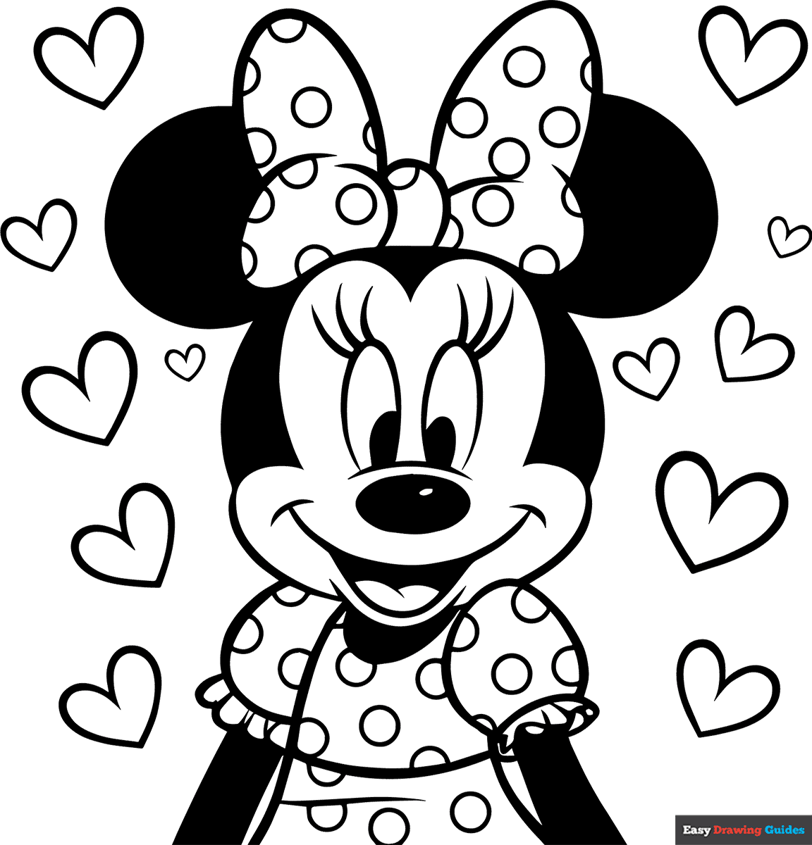minnie mouse coloring pages