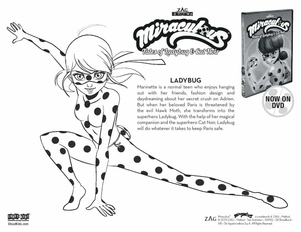 Miraculous Coloring Sheets Life With Heidi