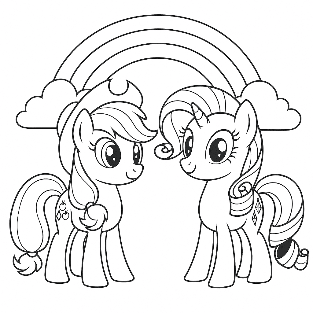 coloring pages my little pony