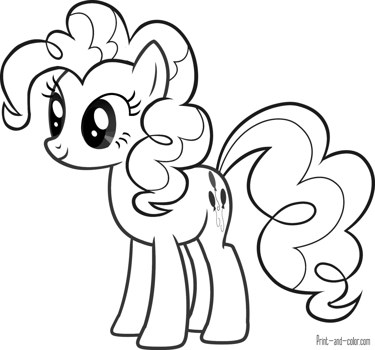 Coloring Pages Of Pony