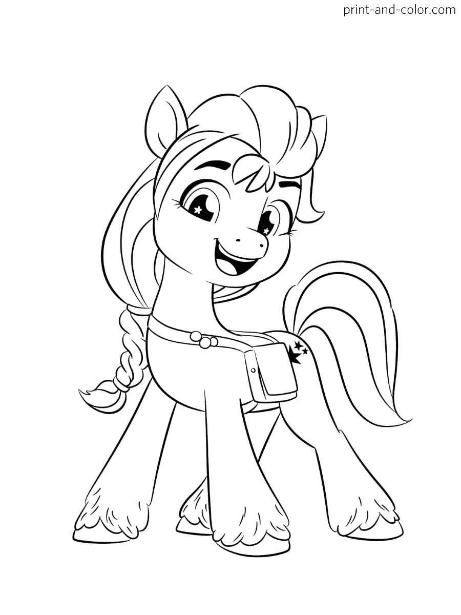 my little pony coloring page