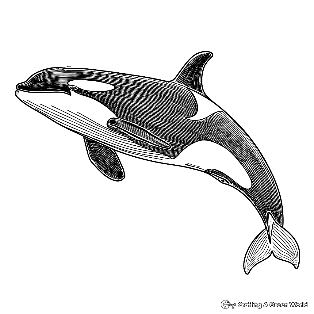 killer whale pictures to color
