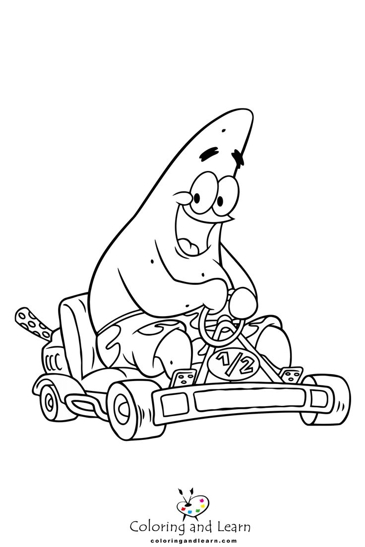 patrick star coloring pages