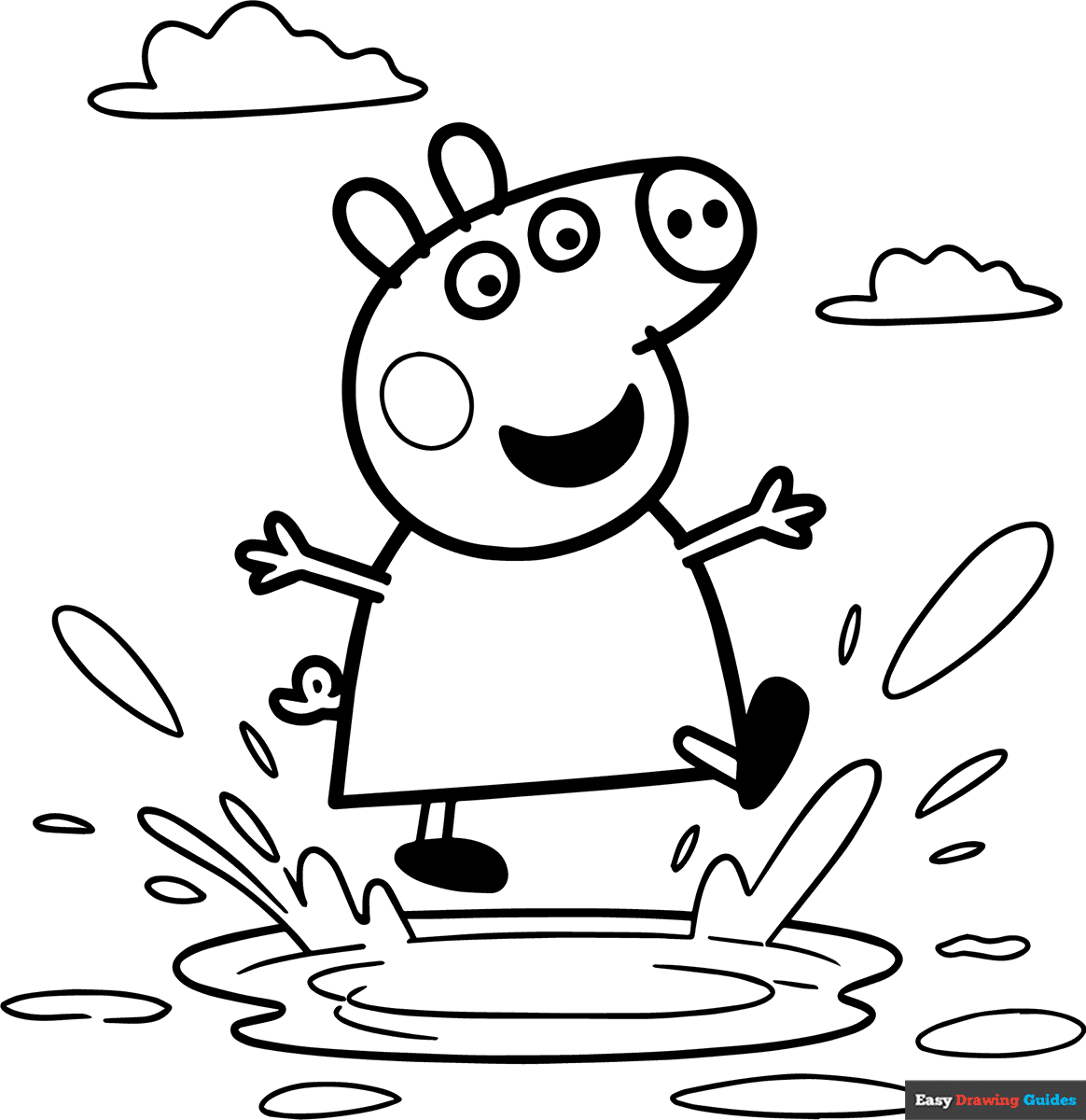 Peppa Pig Coloring Page