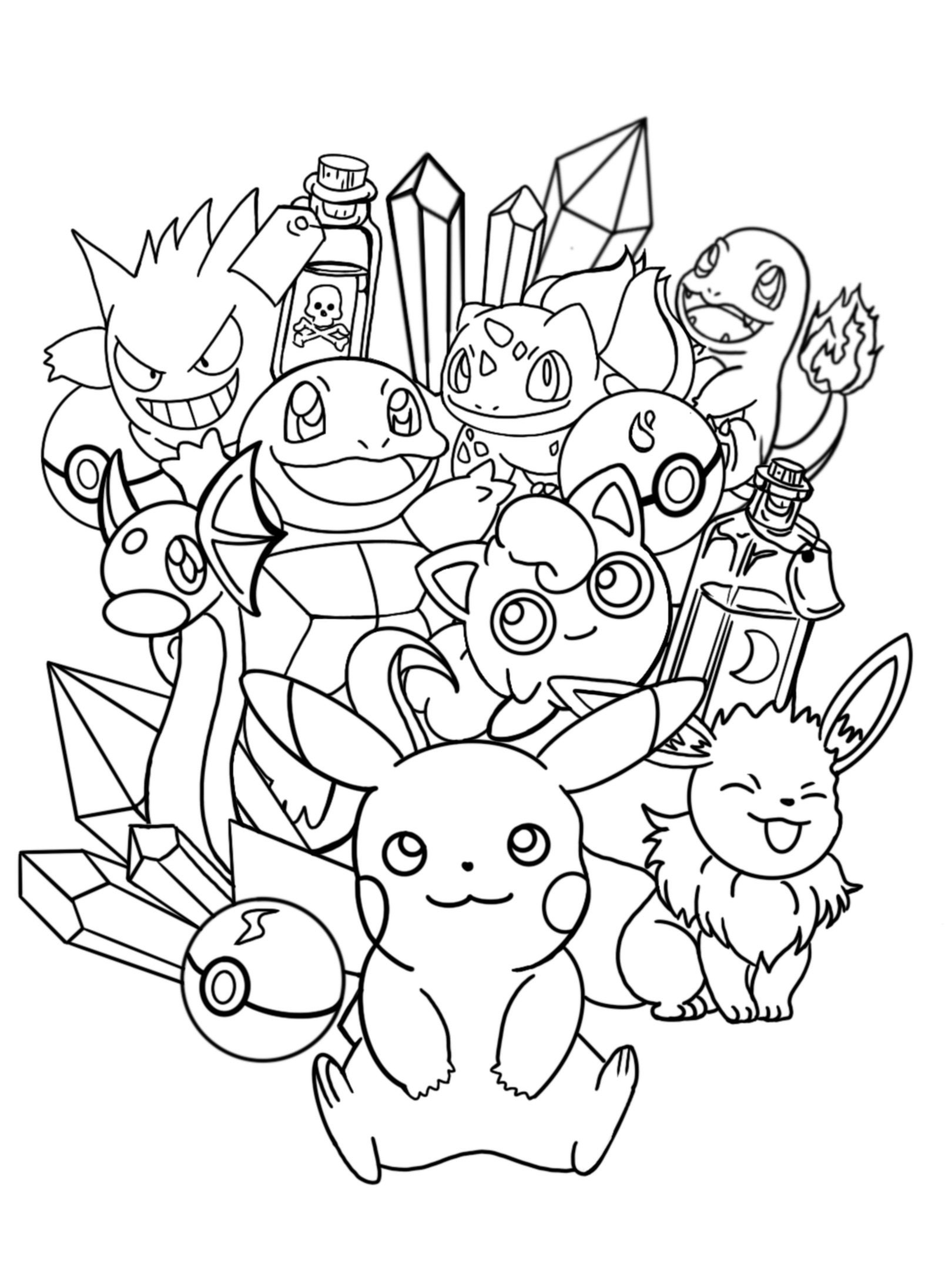 pokemon pictures to color
