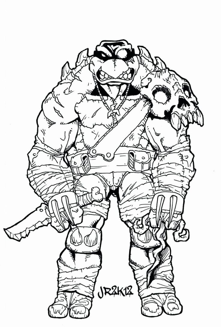 teenage mutant ninja turtles colouring