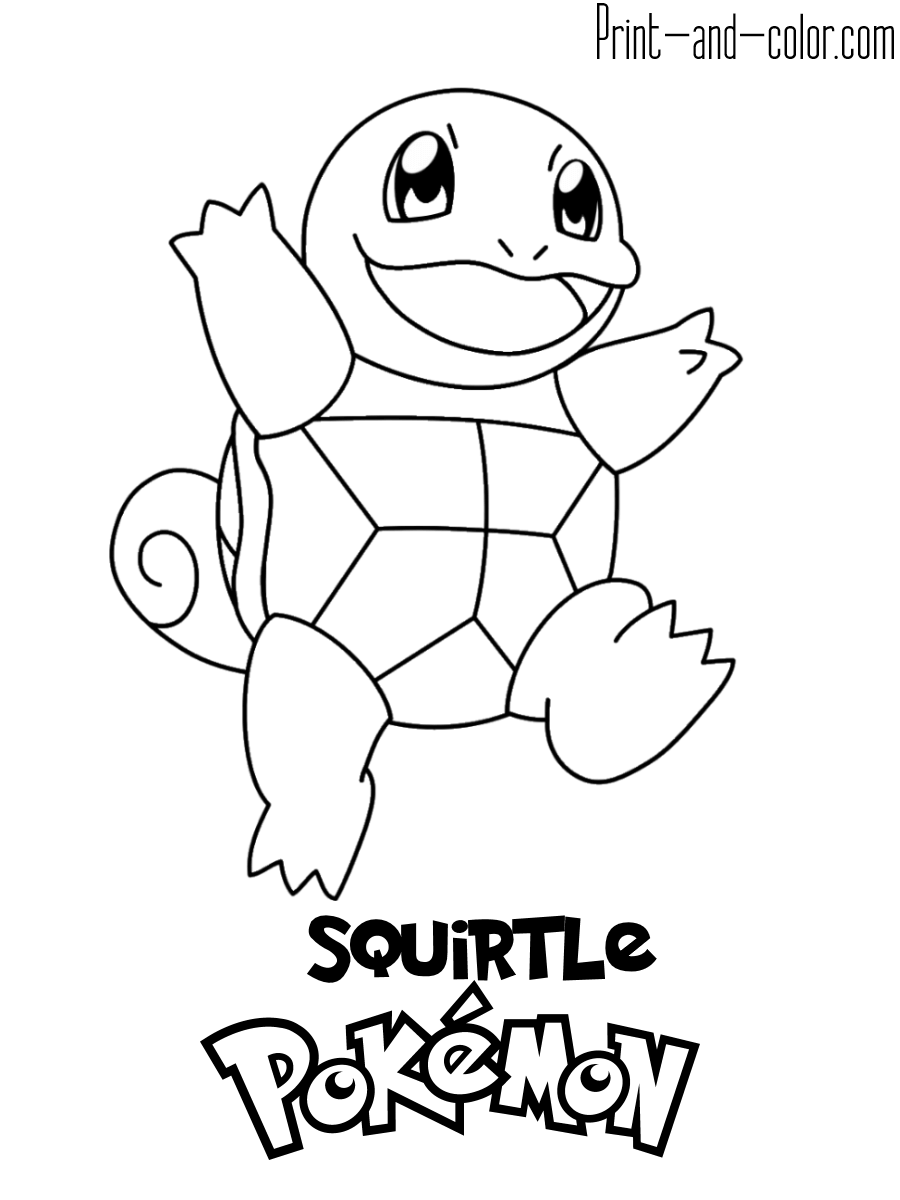 pokemon printable coloring pages