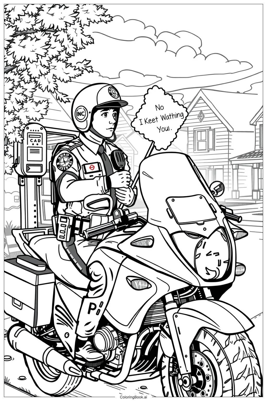 coloring pages for police coloring pages for police