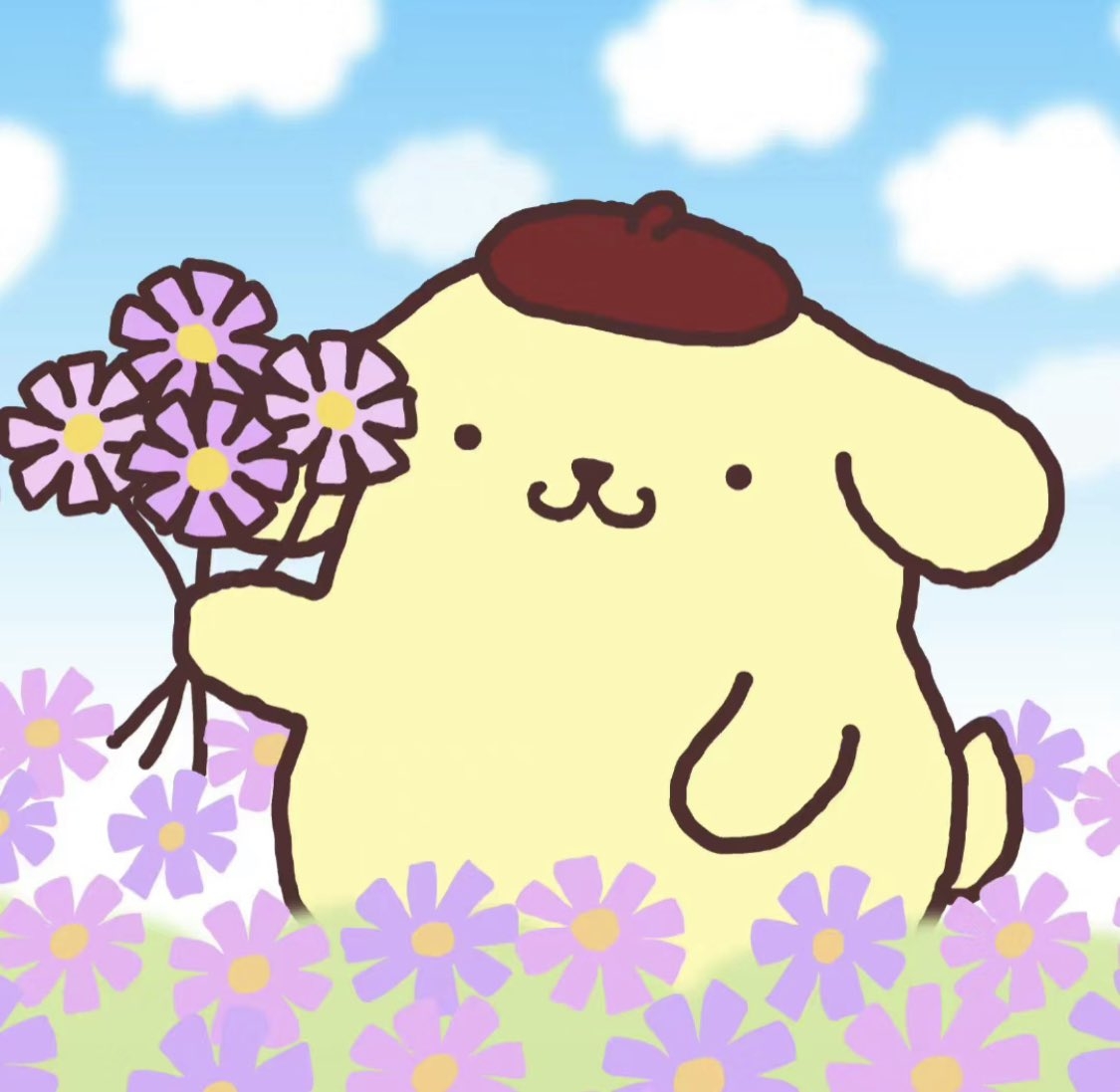 pom pom purin macaroon